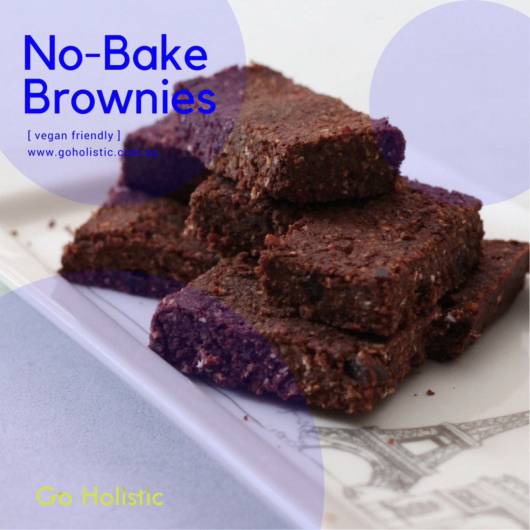 Vegan No-Bake Brownies!