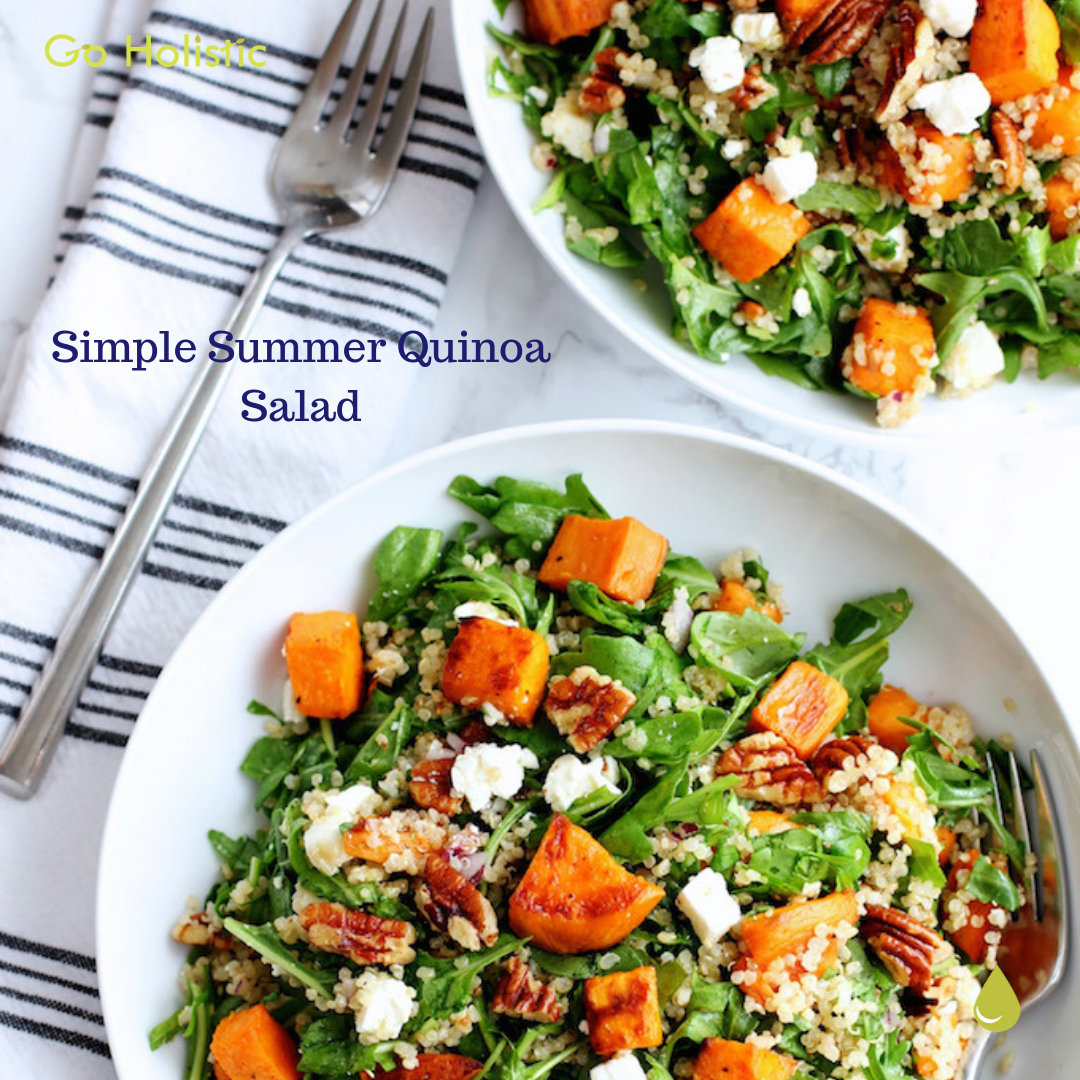 Simple Summer Quinoa Salad 